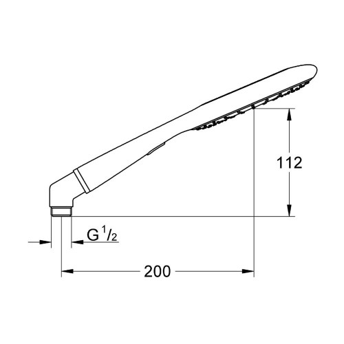 Immagine di Grohe Rainshower® Icon 150 Manopola Doccia 27449000