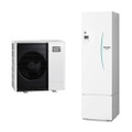 Immagine di Mitsubishi SPLIT R32 Sistema idronico composto da pompa di calore Inverter ZUBADAN 12 kW Solo caldo con HYDROTANK SMALL reversibile 300 litri PUD-SHWM120VAA+ERST30D-VM2ED