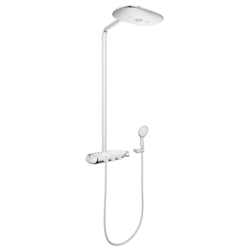 Immagine di Grohe RAINSHOWER SYSTEM SMARTCONTROL DUO 360 sistema doccia con miscelatore termostatico GROHE, finitura cromo 26250000