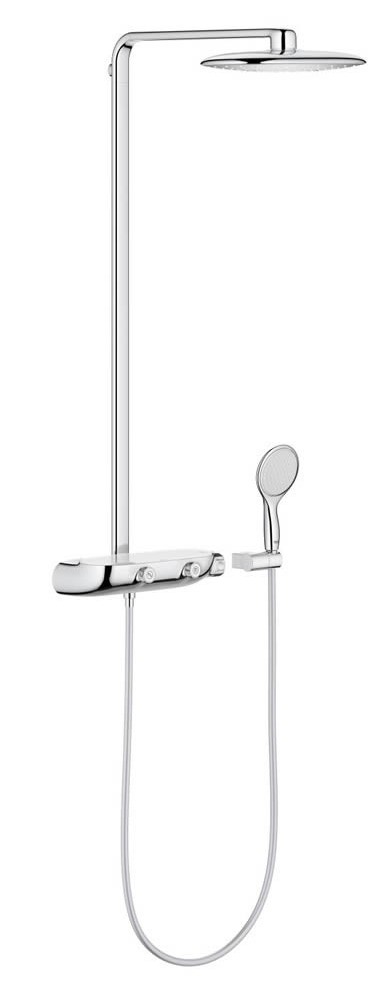 Immagine di Grohe RAINSHOWER SYSTEM SMARTCONTROL MONO 360 sistema doccia con miscelatore termostatico GROHE, finitura cromo 26361000