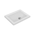 Immagine di Ideal Standard CONNECT piatto doccia rettangolare L.90 P.70 cm, per installazione sopra o filo pavimento, colore bianco T267001