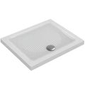 Immagine di Ideal Standard CONNECT piatto doccia rettangolare L.90 P.75  cm, per installazione sopra o filo pavimento, colore bianco T267201