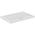 Immagine di Ideal Standard CONNECT piatto doccia rettangolare L.110 P.72 cm, per installazione sopra o filo pavimento, colore bianco T268701