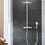 Immagine di Grohe RAINSHOWER DUO 360 set soffione doccia, 2 tipologie di getto, finitura cromo 26254000