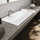 Kaldewei CONO lavabo da incasso L.120 P.50 cm, 3 fori, senza troppopieno, colore bianco alpino 901806033001