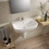 Immagine di Ideal Standard ESEDRA lavabo 60 cm, monoforo, con troppopieno, colore bianco T279801