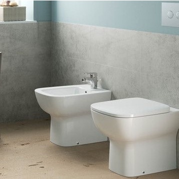 Immagine di Ideal Standard ESEDRA bidet monoforo a pavimento, per installazione filo parete, colore bianco T281301