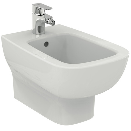 Immagine di Ideal Standard ESEDRA bidet monoforo sospeso con fissaggi nascosti, colore bianco T281501