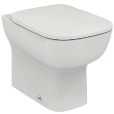 Immagine di Ideal Standard ESEDRA vaso a pavimento filo parete, con sedile slim a sgancio rapido, colore bianco T300801