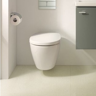 Immagine di Ideal Standard CONNECT FREEDOM sedile per vaso a chiusura rallentata con cerniere in acciaio inox, colore bianco E712701