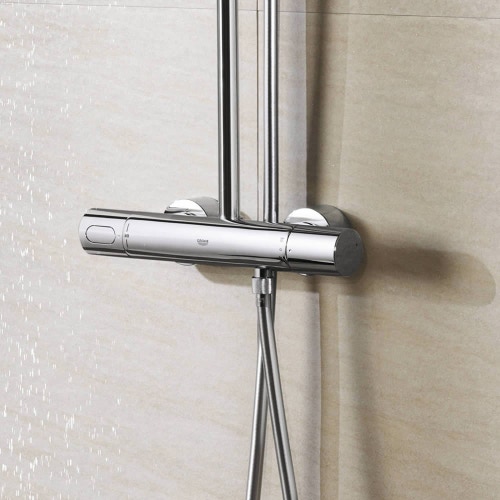 Immagine di Grohe Rainshower® 310 Sistema doccia con termostatico finitura cromo 27968000