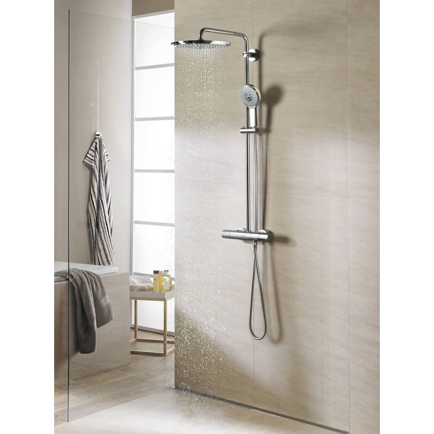 Immagine di Grohe Rainshower® 310 Sistema doccia con termostatico finitura cromo 27968000