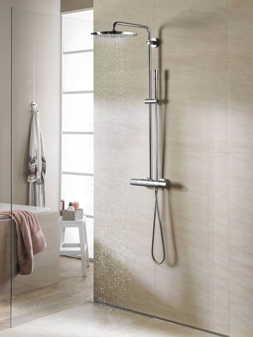 Immagine di Grohe Rainshower® 310 Sistema doccia con termostatico finitura cromo 27966000