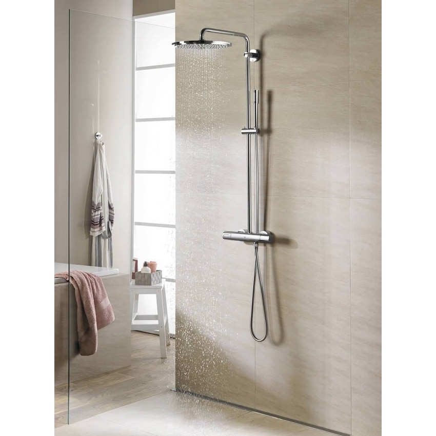 Immagine di Grohe Rainshower® 310 Sistema doccia con termostatico finitura cromo 27966000