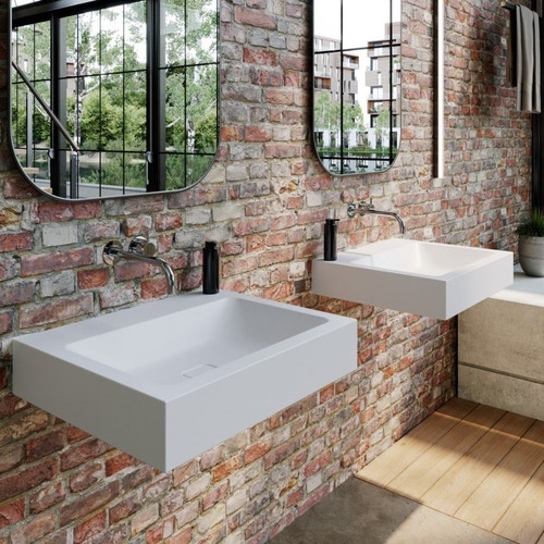Immagine di Kaldewei CONO lavabo da parete 50 cm, monoforo, senza troppopieno, colore bianco alpino 908606013001