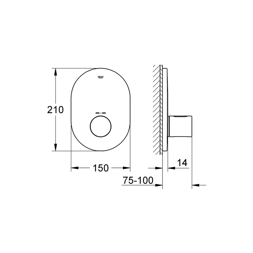Miscelatore termostatico
centrale