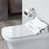 Immagine di Duravit SENSOWASH® set sedile elettronico SensoWash® Slim per DuraStyle e vaso sospeso DuraStyle Rimless, colore bianco 631001002004300