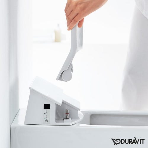Immagine di Duravit SENSOWASH® Slim per HAPPY D.2, sedile elettronico, colore bianco 611300002304300