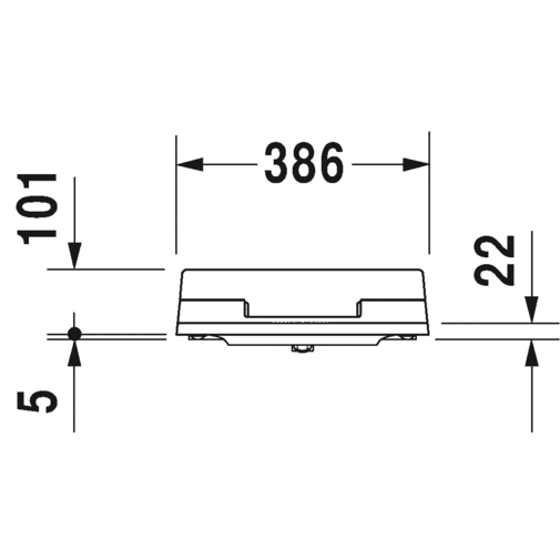 Immagine di Duravit SENSOWASH® Slim per P3 Comforts, sedile elettronico, colore bianco 611400002304300