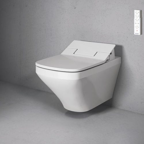 Immagine di Duravit SENSOWASH® vaso sospeso DuraStyle a cacciata, solo in abbinamento a SensoWash, UWL classe 1, colore bianco 2537590000