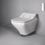 Immagine di Duravit SENSOWASH® set sedile elettronico SensoWash® Slim per DuraStyle e vaso sospeso DuraStyle Rimless, colore bianco 631001002004300