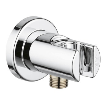 Grohe 28690000 Sena Supporto a parete per manopola doccia finitura cromo |  Prezzi e offerte su