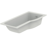 Immagine di Ideal Standard CONNECT AIR vasca 170 cm asimmetrica a destra, per installazione ad incasso, colore bianco E113501