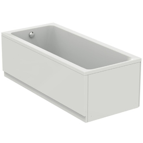 Immagine di Ideal Standard CONNECT AIR vasca L.180 P.80 cm rettangolare, con telaio, colonna e pannelli, colore bianco finitura lucido T362301