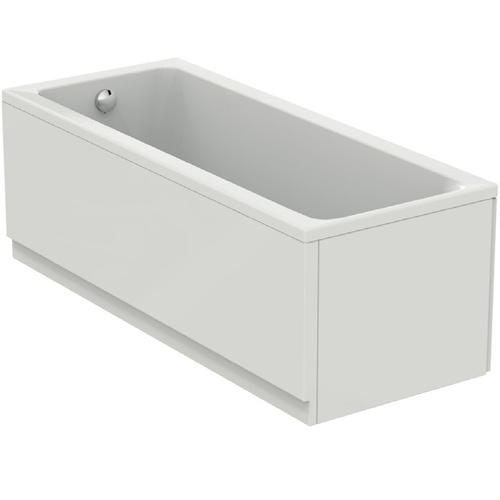 Immagine di Ideal Standard CONNECT AIR vasca L.170 P.70 cm rettangolare, con telaio, colonna e pannelli, colore bianco finitura lucido T361801