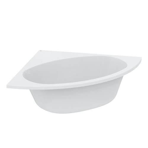 Immagine di Ideal Standard CONNECT AIR vasca 120 cm angolare, con telaio, colonna e pannelli, colore bianco E126101