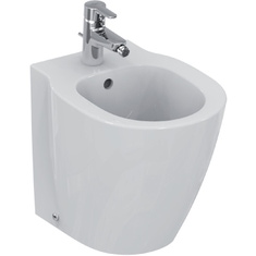 Immagine di Ideal Standard CONNECT SPACE bidet a pavimento filo parete, profondità ridotta, colore bianco finitura lucido E118901