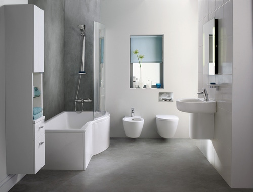 Immagine di Ideal Standard CONNECT SPACE sedile per vaso con cerniere in acciaio, colore bianco E129001