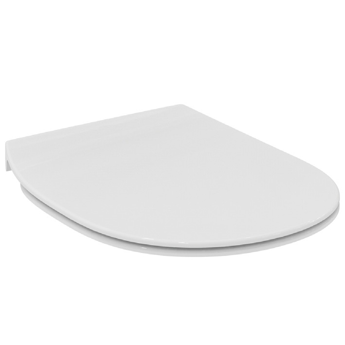Immagine di Ideal Standard CONNECT SPACE sedile slim per vaso con chiusura normale, colore bianco E772301