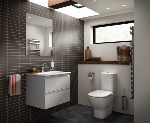 Immagine di Ideal Standard TESI lavabo top L.60 cm monoforo, con troppopieno, colore bianco T351001