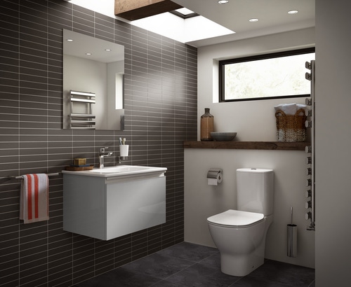 Immagine di Ideal Standard TESI lavabo top L.60 cm monoforo, con troppopieno, colore bianco T351001