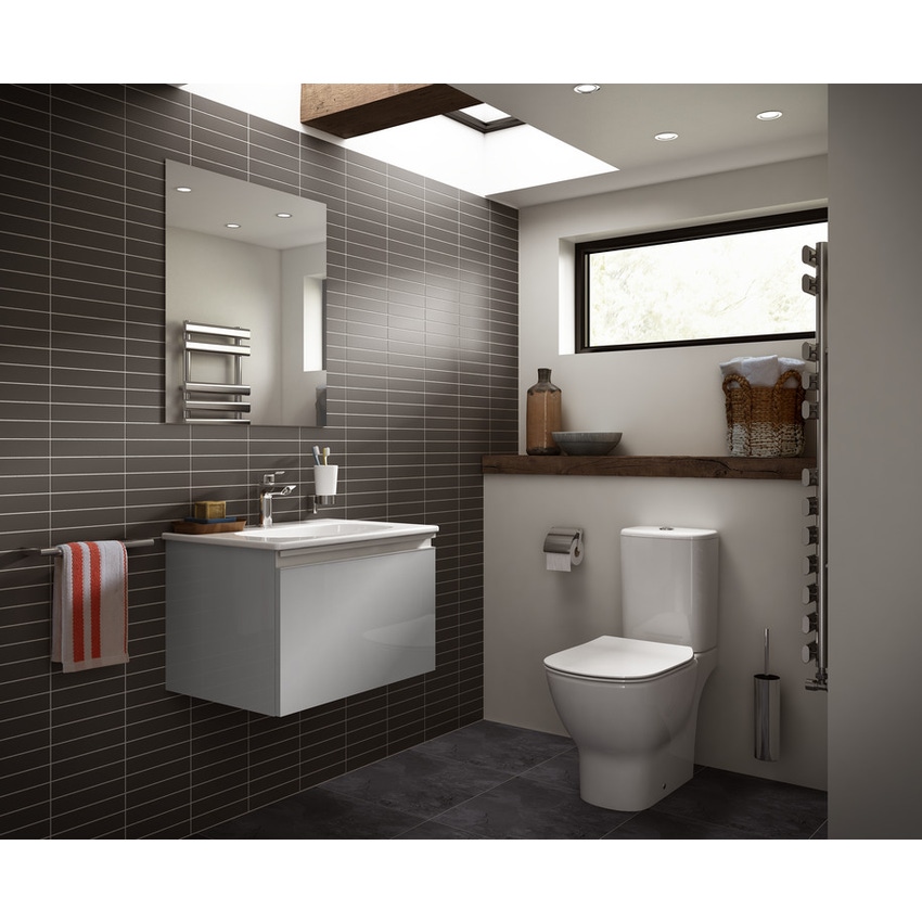 Immagine di Ideal Standard TESI lavabo top L.60 cm monoforo, con troppopieno, colore bianco T351001