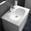 Immagine di Ideal Standard TESI lavabo top L.60 cm monoforo, con troppopieno, colore bianco T351001