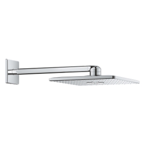 Immagine di Grohe RAINSHOWER SmartActive soffione doccia rettangolare 310 mm a parete sporgenza 430 mm, 2 getti, finitura cromo 26479000