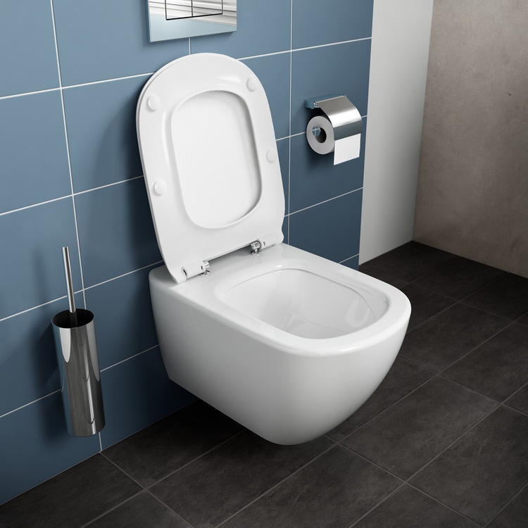 Vaso WC in ceramica bianca Ideal Standard Tesi ambientata
