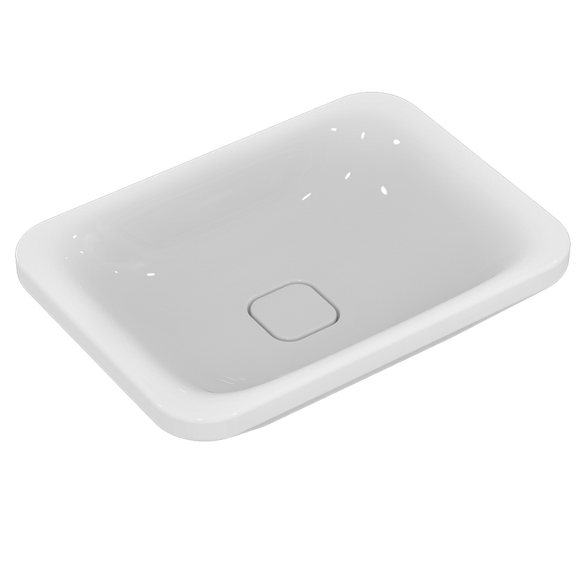 Immagine di Ideal Standard TONIC II lavabo 55 cm simmetrico, senza troppopieno, colore bianco K083401