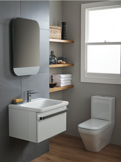 Immagine di Ideal Standard TONIC II lavabo top 60 cm monoforo, senza troppopieno, colore bianco K083701