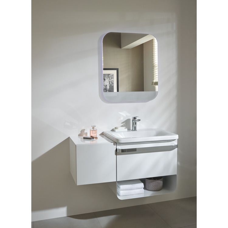 Immagine di Ideal Standard TONIC II lavabo top 60 cm monoforo, senza troppopieno, colore bianco K083701