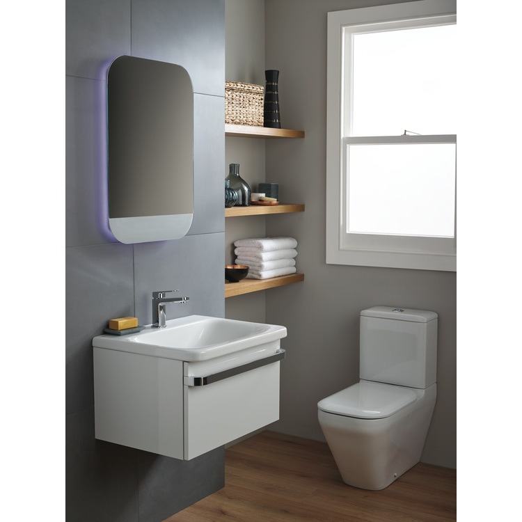 Immagine di Ideal Standard TONIC II lavabo top 60 cm monoforo, senza troppopieno, colore bianco K083701