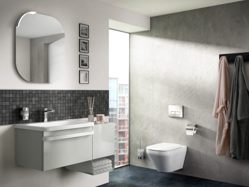 Immagine di Ideal Standard TONIC II lavabo top 60 cm monoforo, senza troppopieno, colore bianco K083701