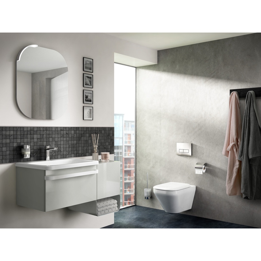 Immagine di Ideal Standard TONIC II lavabo top 60 cm monoforo, senza troppopieno, colore bianco K083701