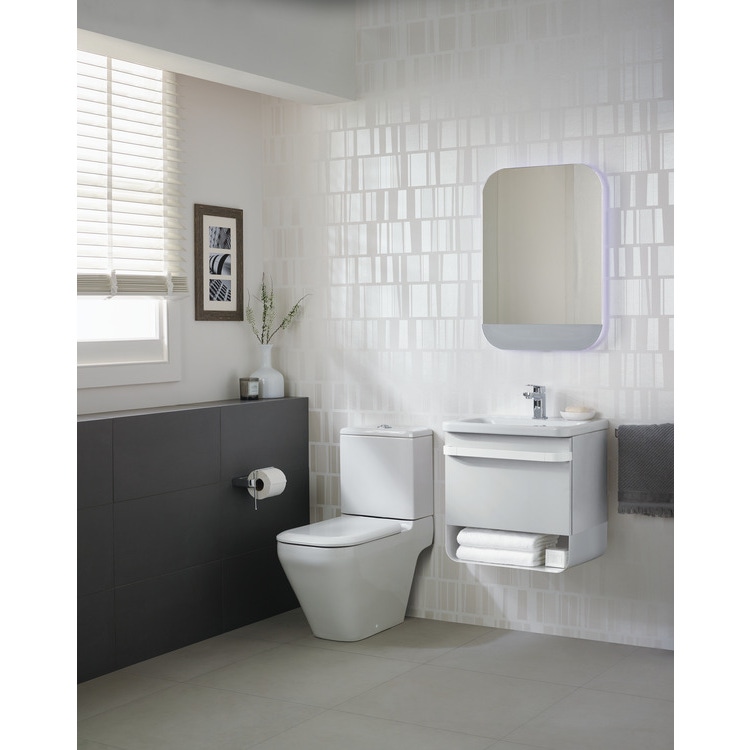 Immagine di Ideal Standard TONIC II lavabo top 60 cm monoforo, senza troppopieno, colore bianco K083701