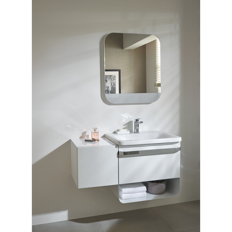 Immagine di Ideal Standard TONIC II lavabo top 60 cm monoforo, senza troppopieno, colore bianco K083701