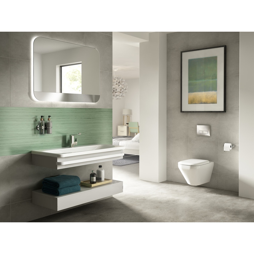 Immagine di Ideal Standard TONIC II lavabo top 100 cm monoforo, senza troppopieno, colore bianco K086201