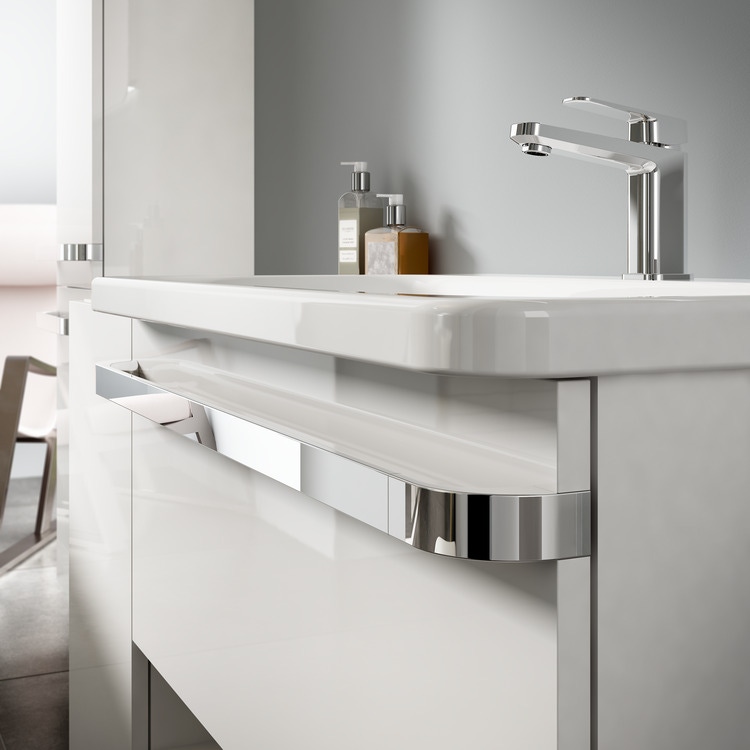 Immagine di Ideal Standard TONIC II lavabo top 80 cm monoforo, senza troppopieno, colore bianco K083901