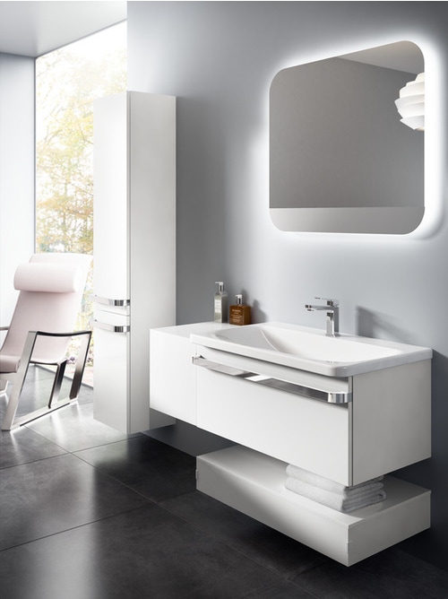 Immagine di Ideal Standard TONIC II lavabo top 80 cm monoforo, senza troppopieno, colore bianco K083901